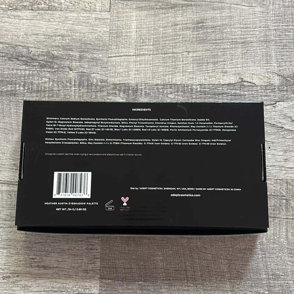 Adept Cosmetics Heather Austin Eyeshadow Palette